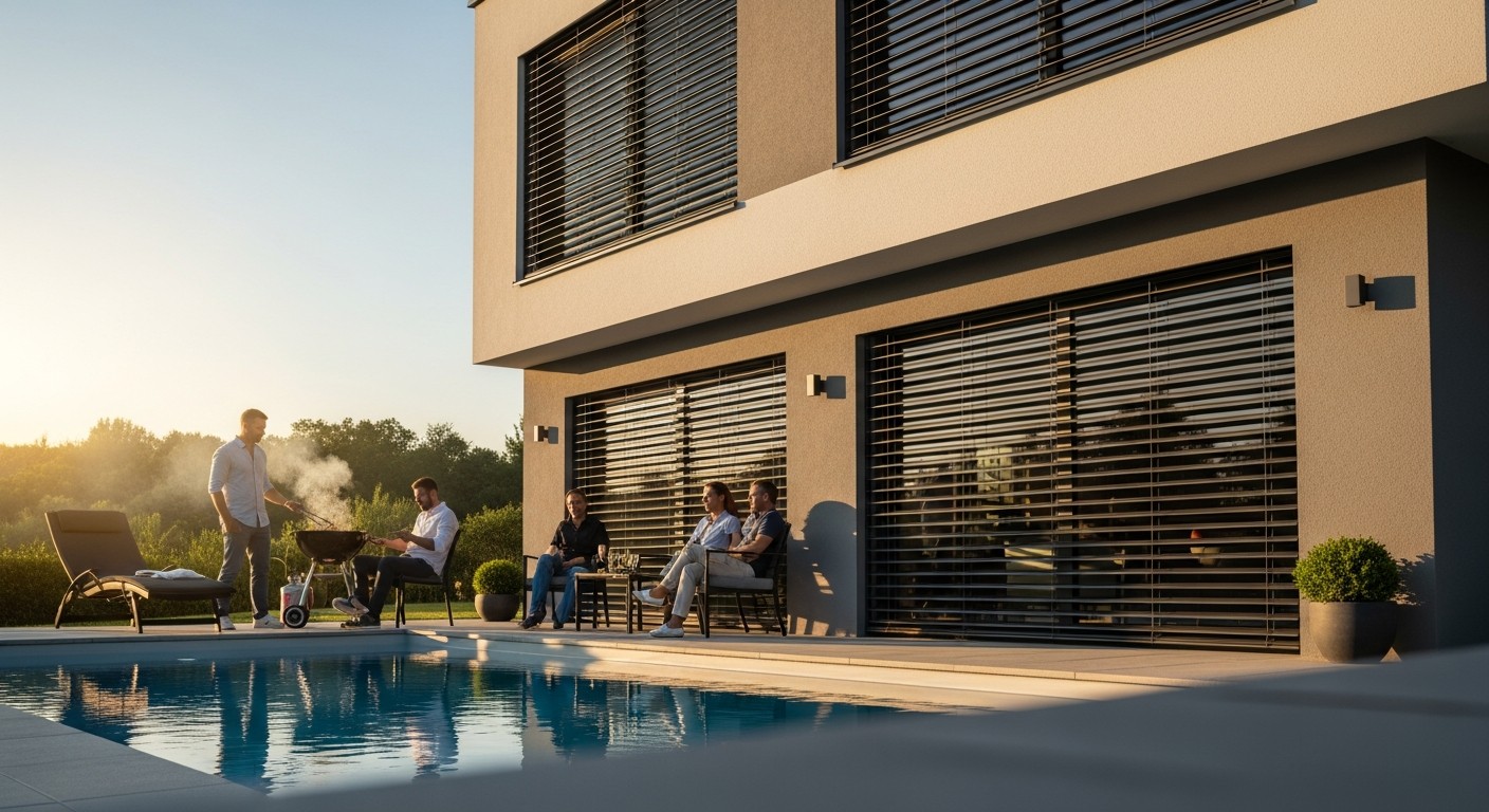 Venkovní žaluzie na okna